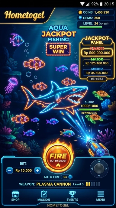 hometogel — cuplikan layar ringkas